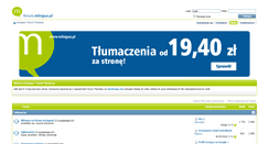 Desktop Screenshot of forum.mlingua.pl